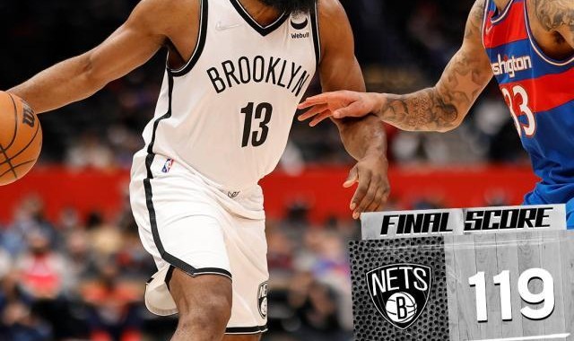 另类三巨头撑起篮网进攻 阿德爆发助球队逃出生天